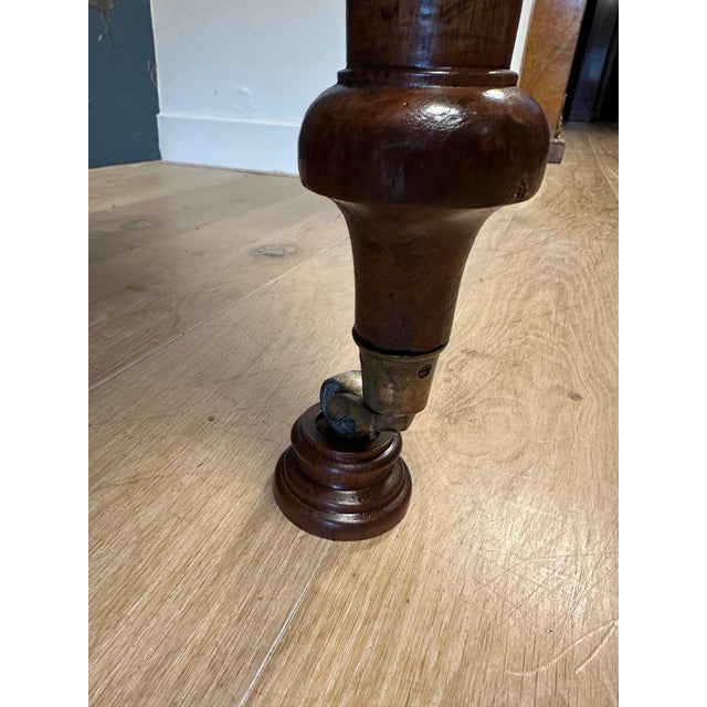 Antique Writing Table in Mahogany, 1850 For Sale - Image 11 of 12