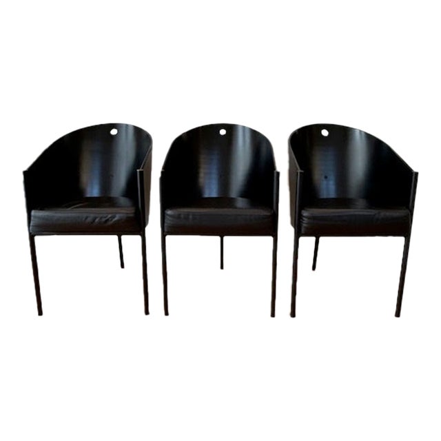 Attributed Philippe Starck Costes Chairs by Driade, 1980s, Set of 3. Vintage. For Sale
