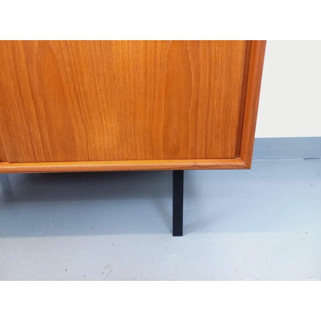 Vintage Scandinavian Teak and Metal Wardrobe, 1960s For Sale - Image 14 of 15