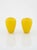 Add a vibrant pop of retro color to your space with this matching pair of mid-century modern art glass vases. Featuring a...