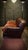 2-Seater Sofa in Burgundy Leather and Velvet from George Smith, 2010s For Sale - Image 16 of 18