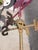 Early 20th Century Vintage Cast Iron Red Rooster Weathervane For Sale - Image 5 of 7
