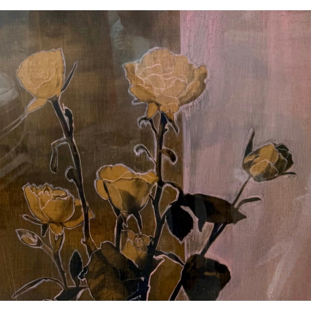 Mid 20th Century Robert Bery, Large Oil Painting and Emulsion on Wood Robert Bery Hungarian Israeli Modernist For Sale - Image 5 of 15