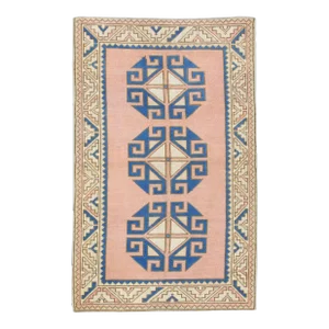 Vintage Turkish Rug 3'10" x 6'