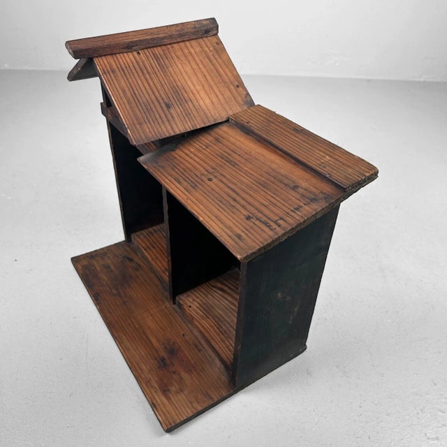 Black Antique Japanese Kamidana Antique Shinto Wooden Shrine, 1890s For Sale - Image 8 of 10