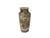 Ceramic 6" Asian Satsuma Style Hexagonal Figures Painted Porcelain Art Vase For Sale - Image 7 of 12