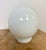 White Vintage White Porcelain Wall Light, 1970s For Sale - Image 8 of 11
