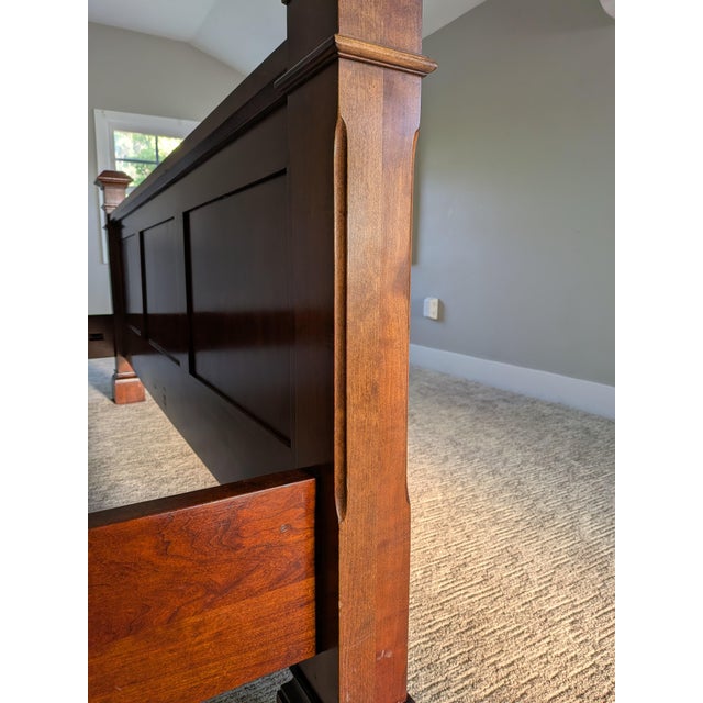 Statton Wainscot Colonial King Bed For Sale - Image 14 of 18