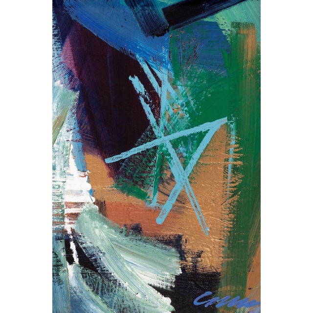 Bruce Conforti - Untitled (Abstract), C. 2010s Signed Acrylic on Paper For Sale In Detroit - Image 6 of 6