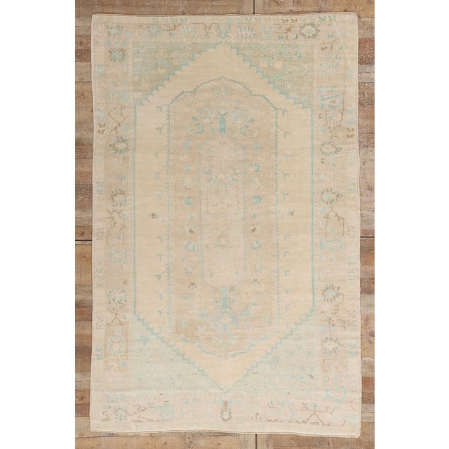 Vintage Turkish Oushak Rug, 05'09 X 08'10 For Sale - Image 10 of 10
