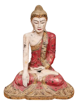 Vintage Thai Buddha Statue, 1930s