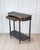 Mid 19th Century Mid-19th Century Swedish Ebonized Console Table with Brass Gallery and Slate Top For Sale - Image 5 of 8