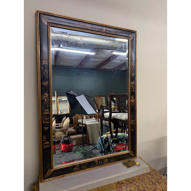 Chinoiserie Vintage Friedman Brothers Chinoiserie Wall Mirror For Sale - Image 3 of 12
