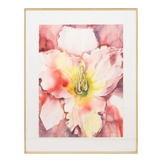 Nancylee C. Schwartz "Big Lily" Watercolor For Sale