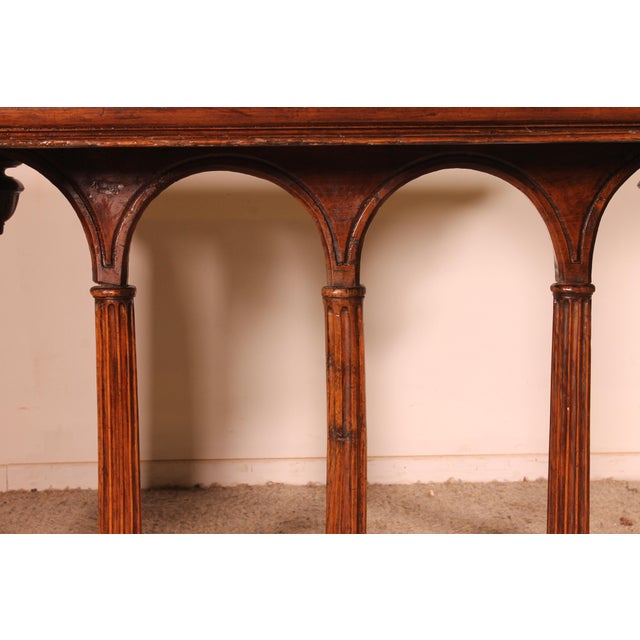 Antique Renaissance Walnut Table, 1700s For Sale - Image 14 of 15