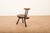 Wooden 3-Legged Stool with Backrest For Sale - Image 4 of 11