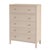 Beige Nora 36 in. W Rectangular Wood 5 Drawer Tall Dresser, Antique Taupe For Sale - Image 8 of 8