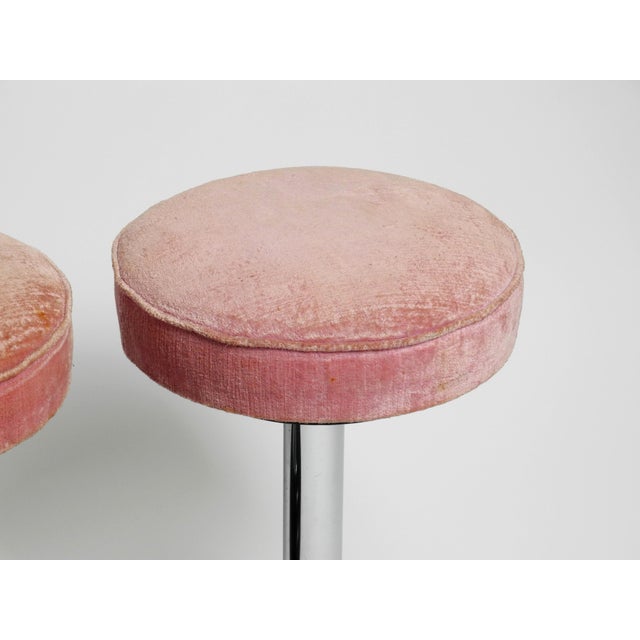 Vintage Art Deco Stools, 1950s, Set of 4 For Sale - Image 10 of 18