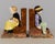 HB Quimper Odetta French Faience Hb Quimper Bookends by Berthe Savigny For Sale - Image 4 of 9