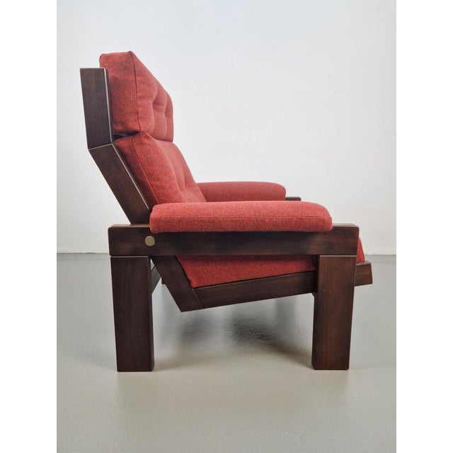 Wengé Lounge Chair by Martin Visser for T Spectrum For Sale - Image 13 of 16