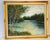 Fabulous Impressionistic oil on canvas river landscape , framed. Signed H.S.Baker lower right. 3 D impasto on the trees...