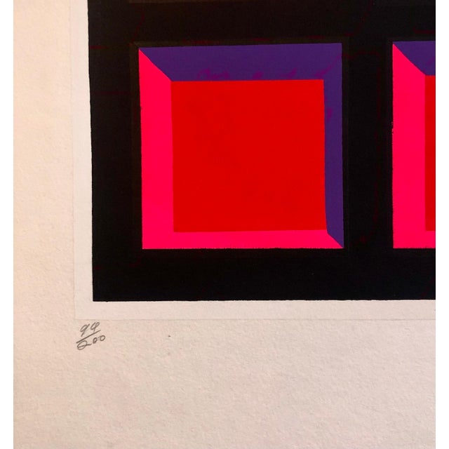 Ushio Shinohara Silkscreen Day Glo Fluorescent Japanese Gyu-chan Neo Dada Print Plum Tree Litho c.1969 For Sale In Miami - Image 6 of 10