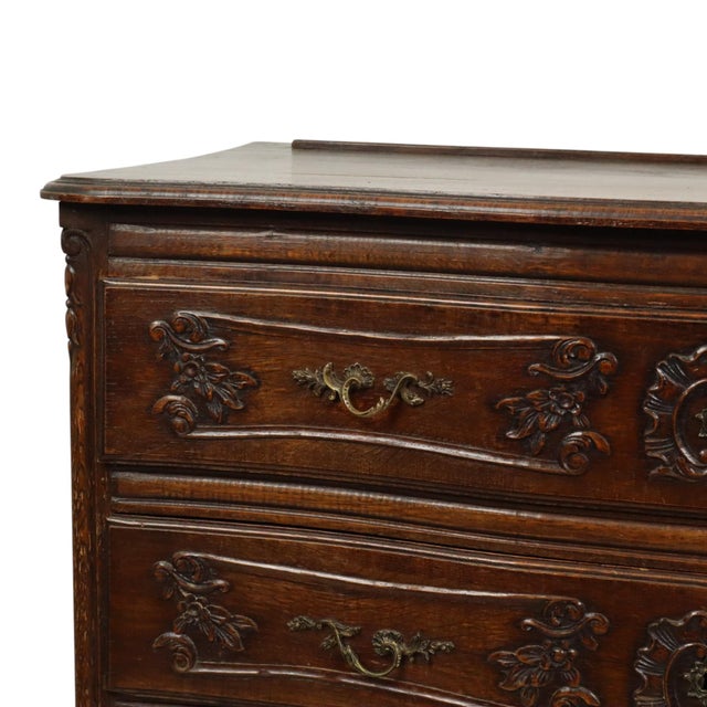 Antique Oak Chest of Drawers, France, 19th Century For Sale - Image 6 of 18