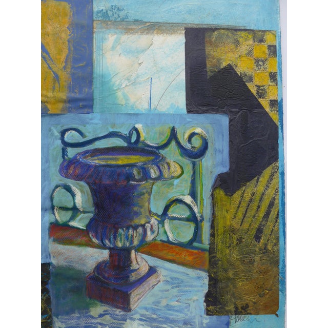 "French Vase" Contemporary Collage Print by Martha Holden For Sale - Image 4 of 5