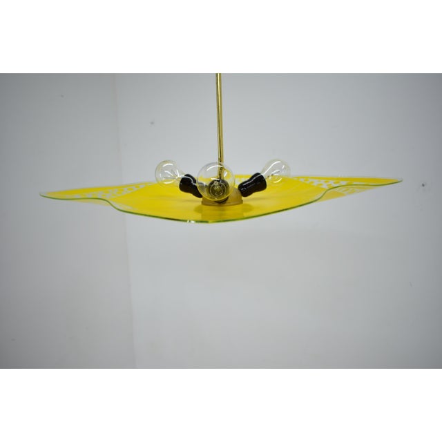 Mid-Century Glass Pendant, 1960s For Sale - Image 10 of 15