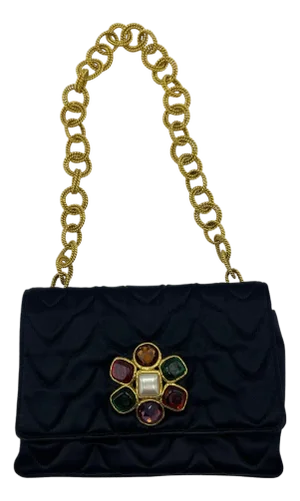 Chanel Gripoix And Satin Evening Bag
