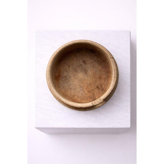 Antique Swedish Hand-Carved Oak Lidded Box, 1800s For Sale - Image 4 of 9