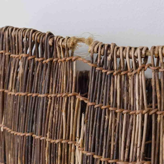 Antique Japanese Shoi Kago Basket, Early 20th Century For Sale - Image 9 of 11