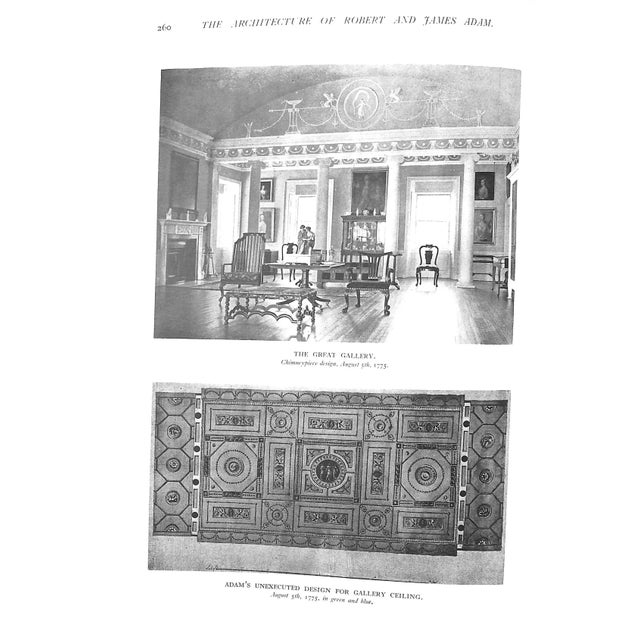 Paper "The Architecture of Robert and James Adam: Volumes I & Ii" 1984 Bolton, Arthur T. For Sale - Image 7 of 10