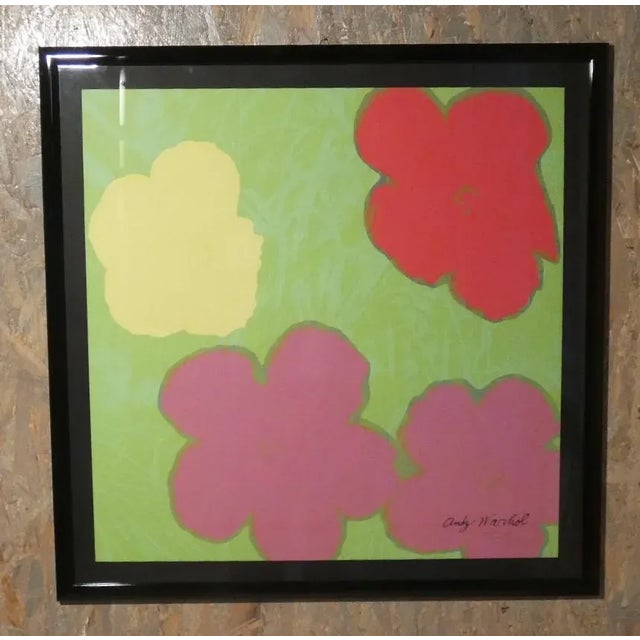 Andy Warhol for C.M.O.A., Flowers, Numbered 1534/2400, Pittsburgh, 1964, Lithograph, Framed For Sale - Image 9 of 9
