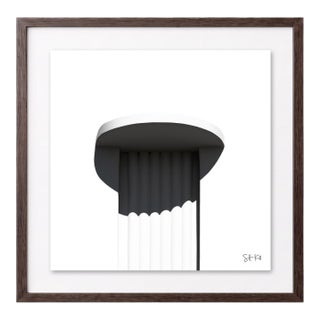 “Miami Beach 15” Giclee Archival Pigment Print 24x24 Framed in Walnut For Sale
