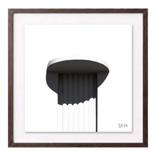 “Miami Beach 15” Giclee Archival Pigment Print 24x24 Framed in Walnut For Sale