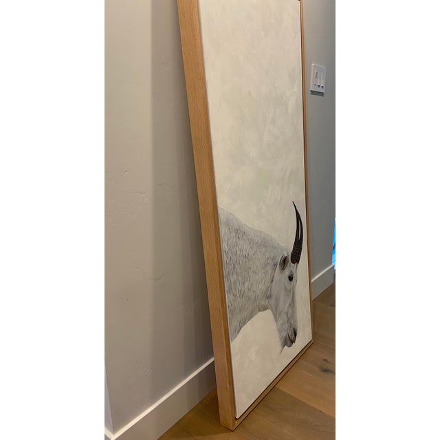 Modern Doug Taplin - titled "The Mountain II" Modern Oil on Canvas Painting For Sale - Image 3 of 9