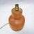 Vintage Elm Wood Lamp, 1970s, in Very Good conditions. Designed 1970 to 1979 Up to 250V (Europe/UK Standard).The wiring of...