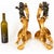 French 19th Century Pair Louis XV Style Bronze Fireplace Chenets With Putto Sculpture For Sale - Image 3 of 18