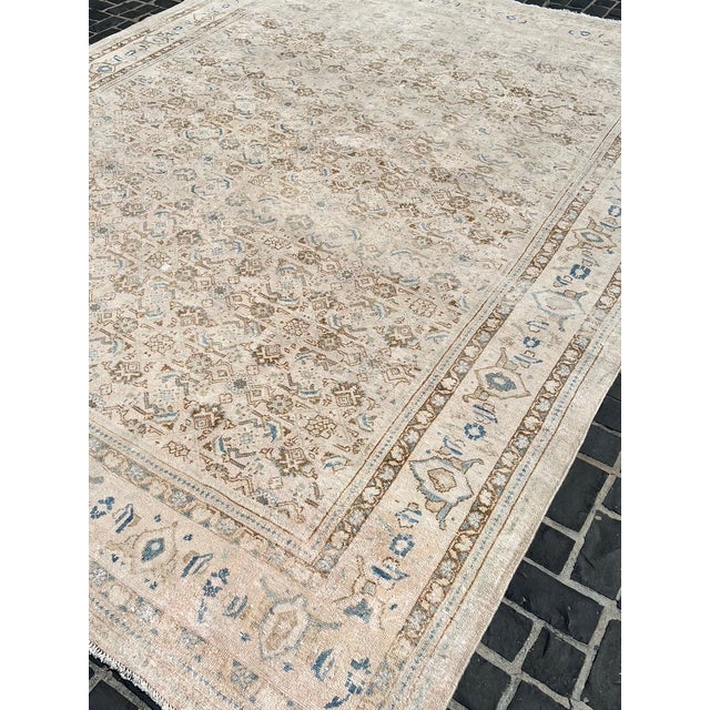 Antique Mahal Carpet For Sale - Image 9 of 9