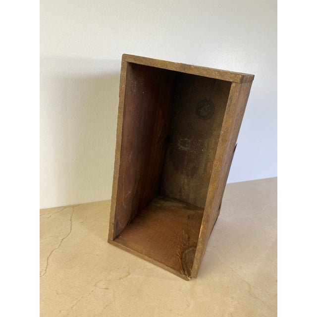Mid 20th Century Rustic Vintage French Wine Shipper Crate — Château De Lescours, Saint-Émilion For Sale - Image 5 of 9