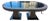 Postmodern 1980s Black and Cream Onyx Dining Table – Attributed to Muller of Mexico For Sale