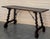 Spanish 19th Walnut Console Table With Lyre Legs and Heavy Top, Spain For Sale - Image 3 of 12