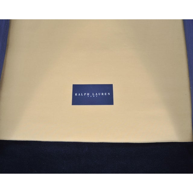 Ralph Lauren English New Bohemian Artist’s Chair in Blue Velvet For Sale In Sacramento - Image 6 of 18