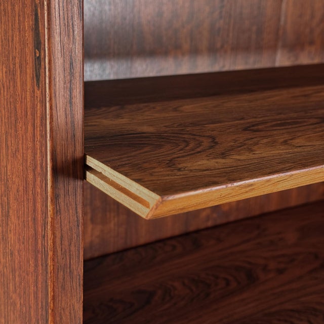 Vintage Danish Rosewood Bookcase For Sale - Image 4 of 6