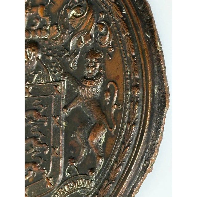 Early 19th Century Royal Hereford City Coat of Arms Plaque C1836 For Sale - Image 6 of 10