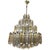 1960s Crystal Chandelier with Gold Accents by Paolo Venini, 1960s For Sale - Image 5 of 5