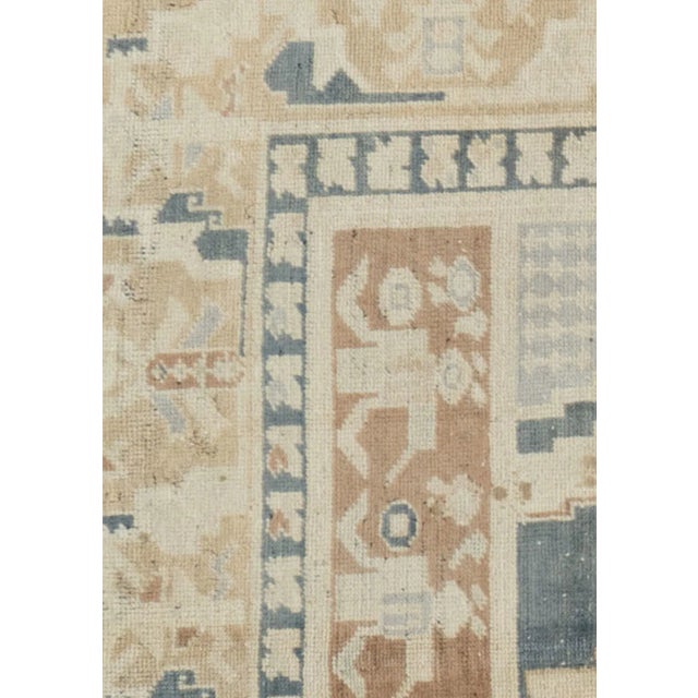 Vintage Turkish Oushak Rug 4ft 3in X 7ft 6in For Sale - Image 4 of 6