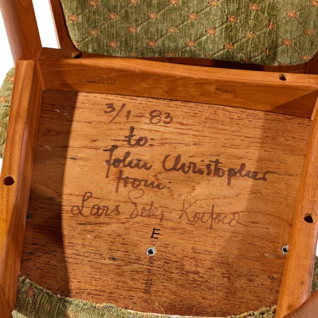 Koefoeds Hornslet Mid Century Danish Teak Dining Chairs - Set of 8 For Sale - Image 18 of 18