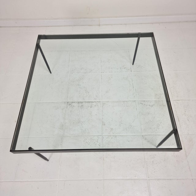 G4A Coffee Table in Steel and Glass from Janni van Pelt, Netherlands, 1958 For Sale - Image 12 of 17